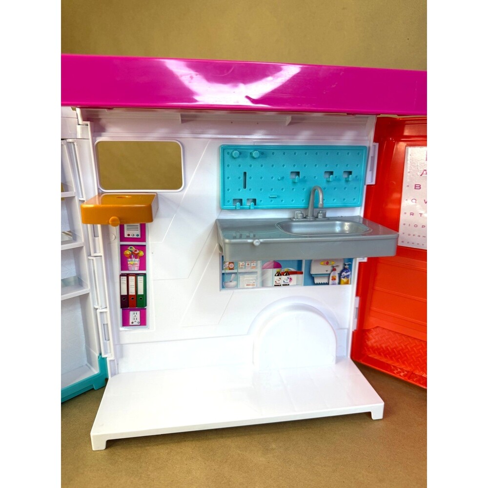 Barbie Care Clinic Ambulance w/ Lights & Sound Mobile Clinic NO ACCESSORIES - Picture 13 of 16